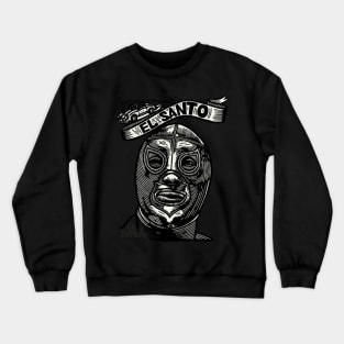 Feel-Ink Enmascarado Plata Mexican Wrestler Legend El Santo Crewneck Sweatshirt